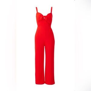 Flynn Skye Red Jumpsuit with Bow Size Medium